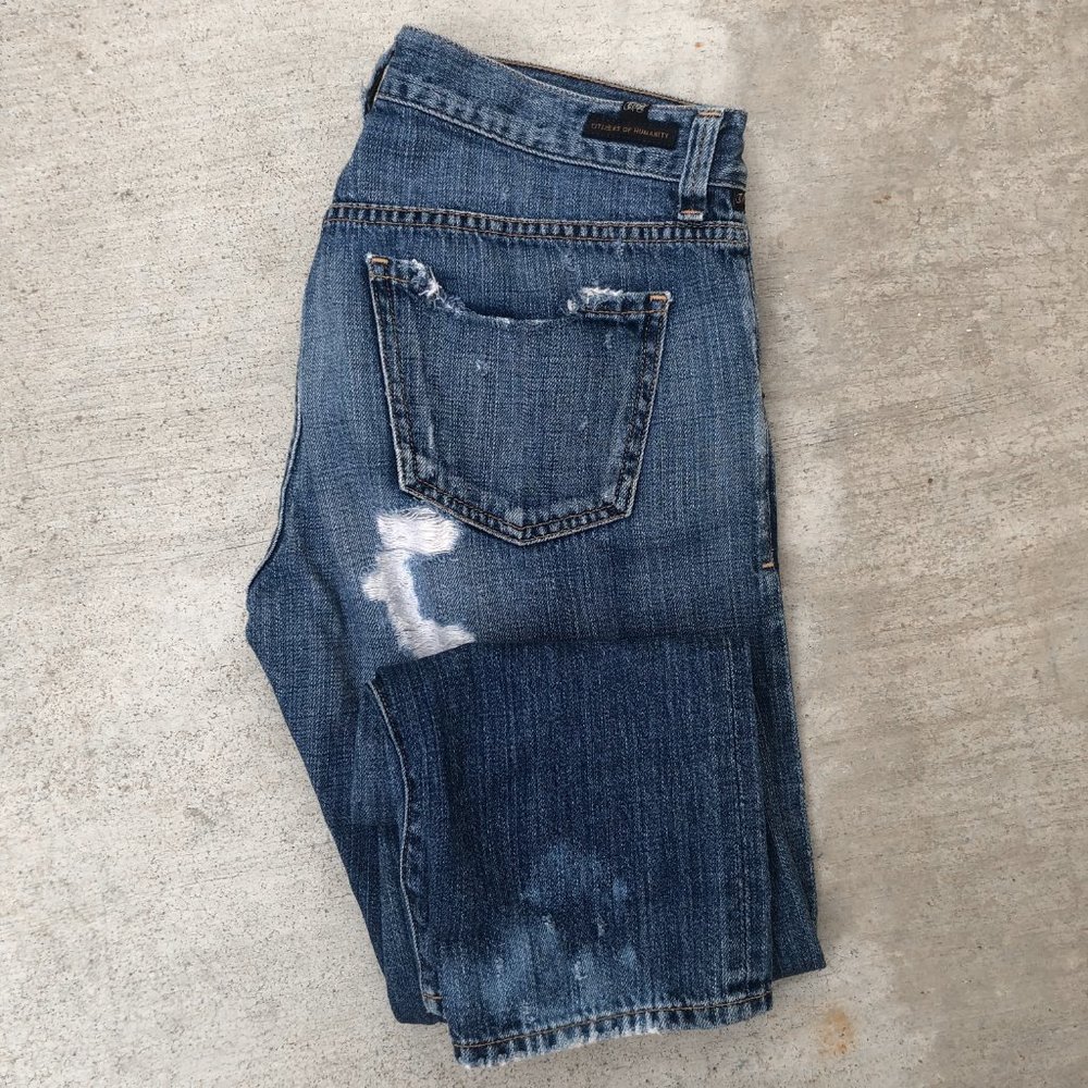 Citizens Of Humanity Destroyed Boyfriend Jeans